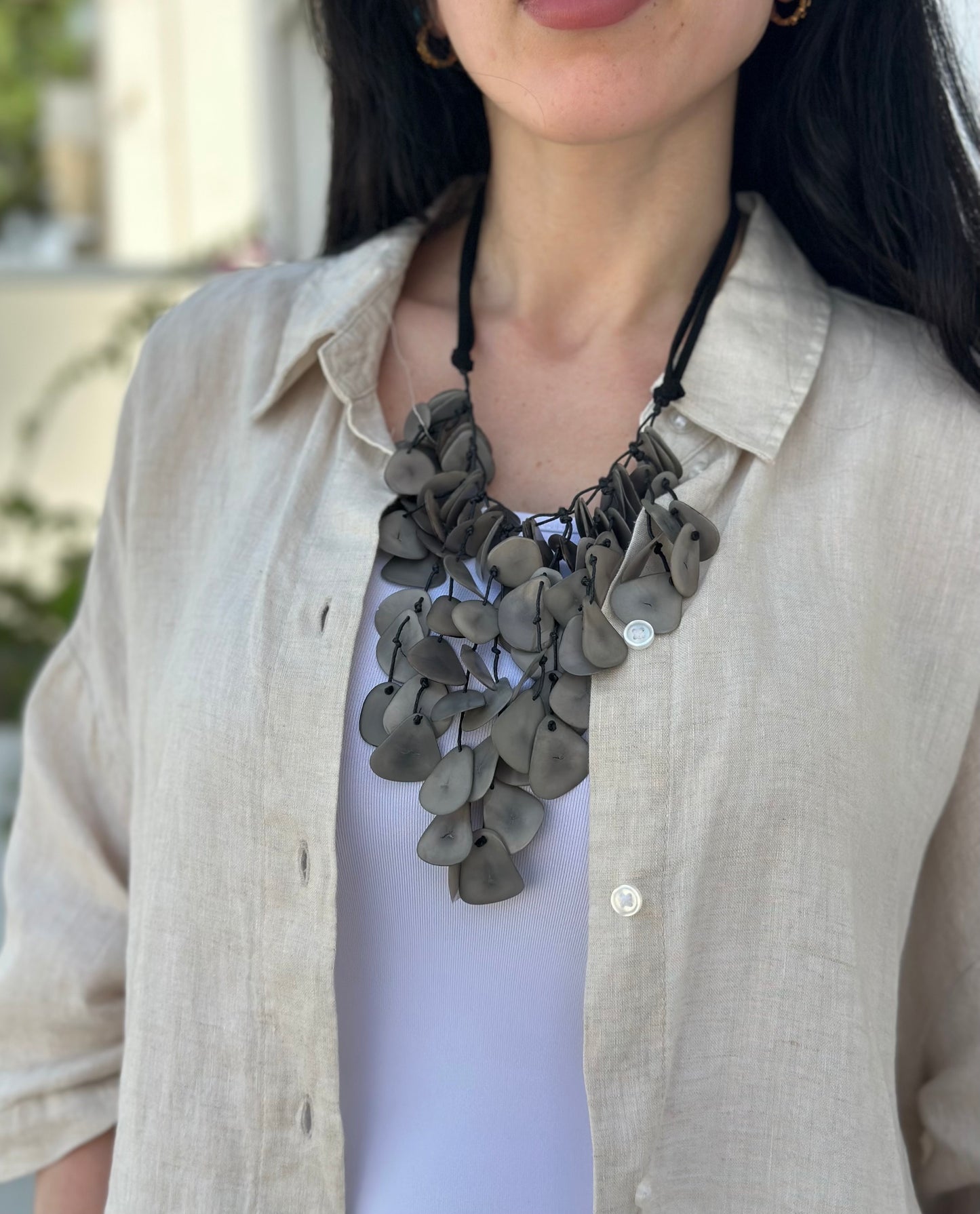 Charcoal gray