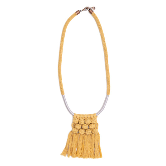 Mustard macrame