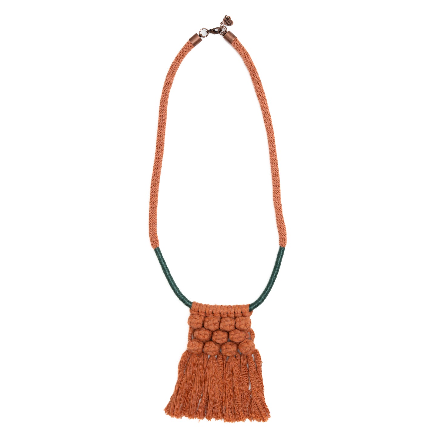 Orange macrame