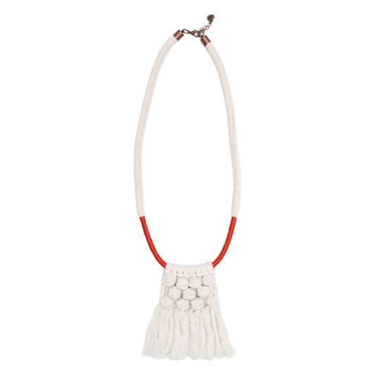 White macrame