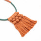 Orange macrame